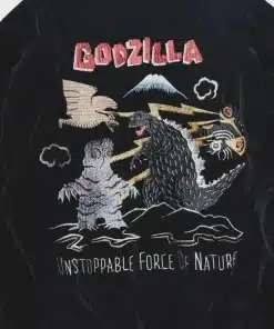 Godzilla Sukajan Satin Bomber Jacket 2025