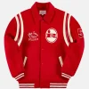 Golf Wang x Marty Rockwell Varsity Jacket Red