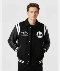 Golf Wang x Marty Supreme 2025 Rockwell Black Varsity Jacket