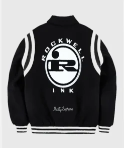 Golf Wang x Marty Supreme 2025 Rockwell Wool Varsity Jacket Black