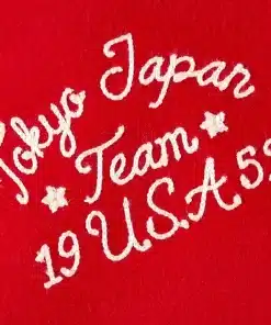 Golf Wang x Marty Supreme Rockwell Varsity Jacket Red