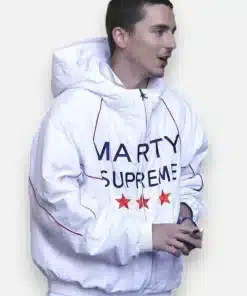 Marty Supreme Jacket – Timothée Chalamet White Color