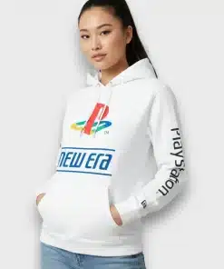 Playstation x New Era Hoodie – White
