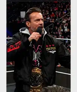 Shop CM Punk Hooded Jacket Black