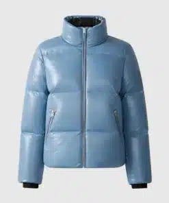 American TV show host Andy Cohen New Year's MACKAGE Kent-GLO High-Gloss Down Puffer Jacket