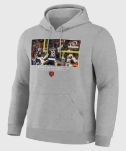 Bears Caleb Williams Flash Features Wild Card Hoodie
