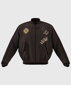 Brown-Padded-Bomber-CNY Jacket 2026