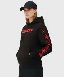 Chucky Printed Face Hoodie