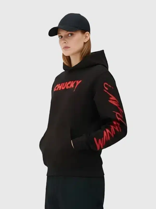 Chucky Printed Face Hoodie
