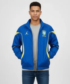Fifa World Cup Nike × Jordan Brazil Anthem Jacket Blue