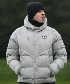 Head Coach Liam Rosenior Puffer Grey Jacket Sale