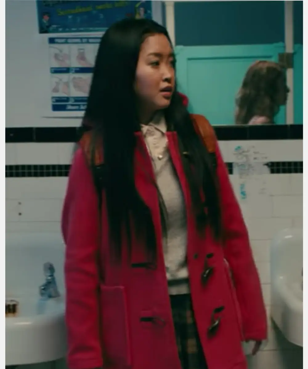Lara Jean Red Coat