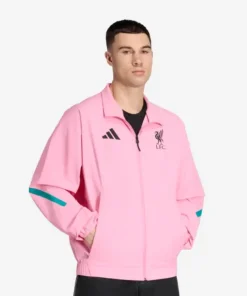 Liverpool FC Adidas Men’s 2526 Z.N.E Anthem Pink Track Jacket