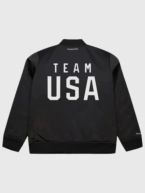 Mitchell & Ness Team USA Coach Snoop BlackBomber Jacket