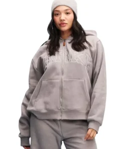 Parke Monochrome Zip Up Hoodie