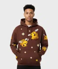 Shop Very Cool x Minecraft The Bee Pullover Fleece Hoodie For Men & Women