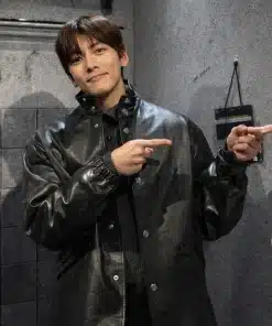 The Manipulated Park Tae-Jung Ji Chang-Wook Black Leather Jacket