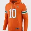The U miami hurricanes malachi toney jersey hoodie
