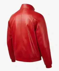 Timothee Chalamet Marty Supreme Red Leather Jacket