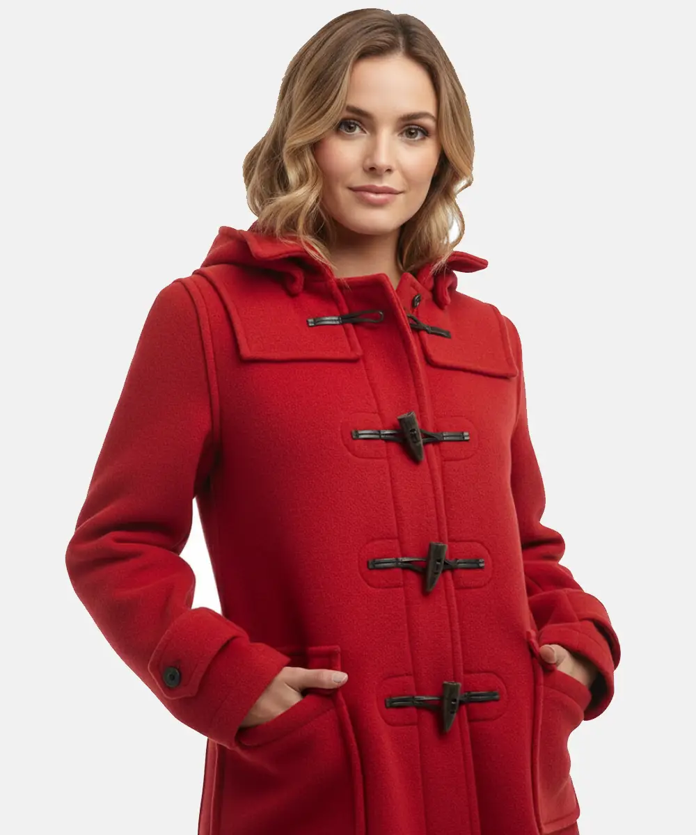 To All the Boys P.S. I Still Love You Lara Jean Red Duffle Coat.webp