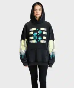 Very Cool x Minecraft 2025 Collaboration The Warden Black Pullover Hoodie Women