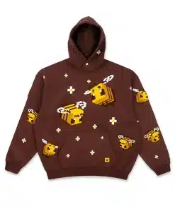Very Cool x Minecraft Bee Hoodie Brown